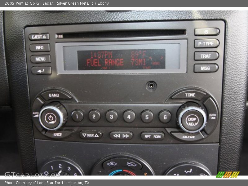 Silver Green Metallic / Ebony 2009 Pontiac G6 GT Sedan