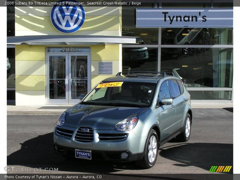 Seacrest Green Metallic / Beige 2006 Subaru B9 Tribeca Limited 5 Passenger