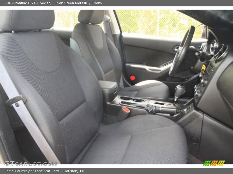 Silver Green Metallic / Ebony 2009 Pontiac G6 GT Sedan