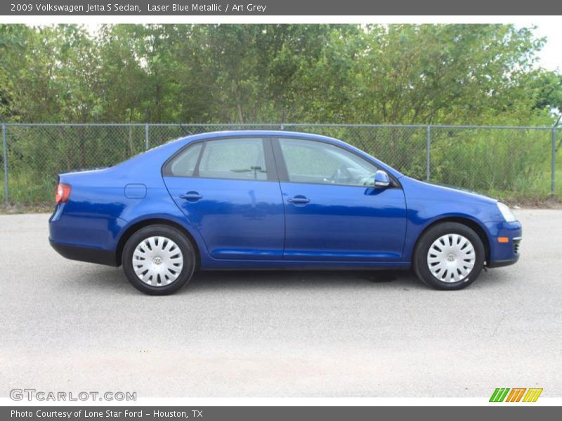 Laser Blue Metallic / Art Grey 2009 Volkswagen Jetta S Sedan