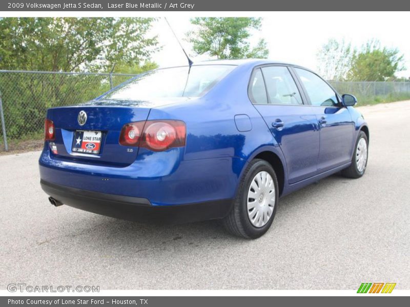 Laser Blue Metallic / Art Grey 2009 Volkswagen Jetta S Sedan