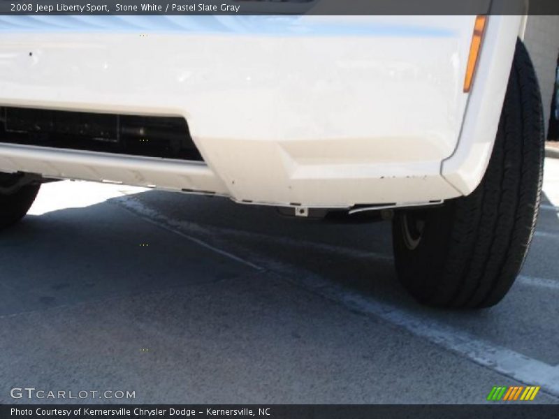 Stone White / Pastel Slate Gray 2008 Jeep Liberty Sport