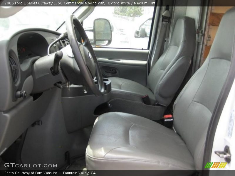 Oxford White / Medium Flint 2006 Ford E Series Cutaway E350 Commercial Moving Van