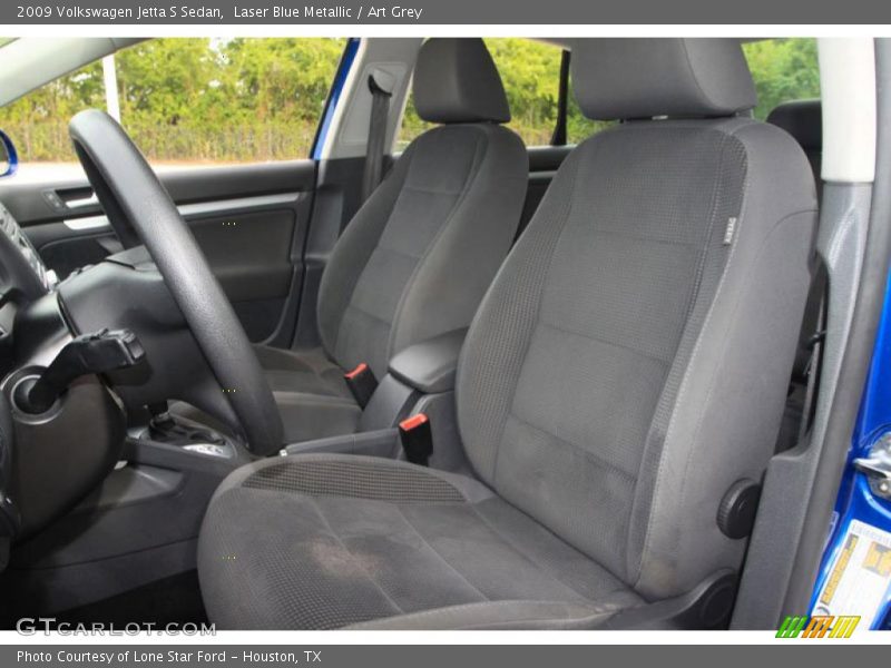 Laser Blue Metallic / Art Grey 2009 Volkswagen Jetta S Sedan