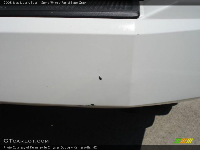 Stone White / Pastel Slate Gray 2008 Jeep Liberty Sport