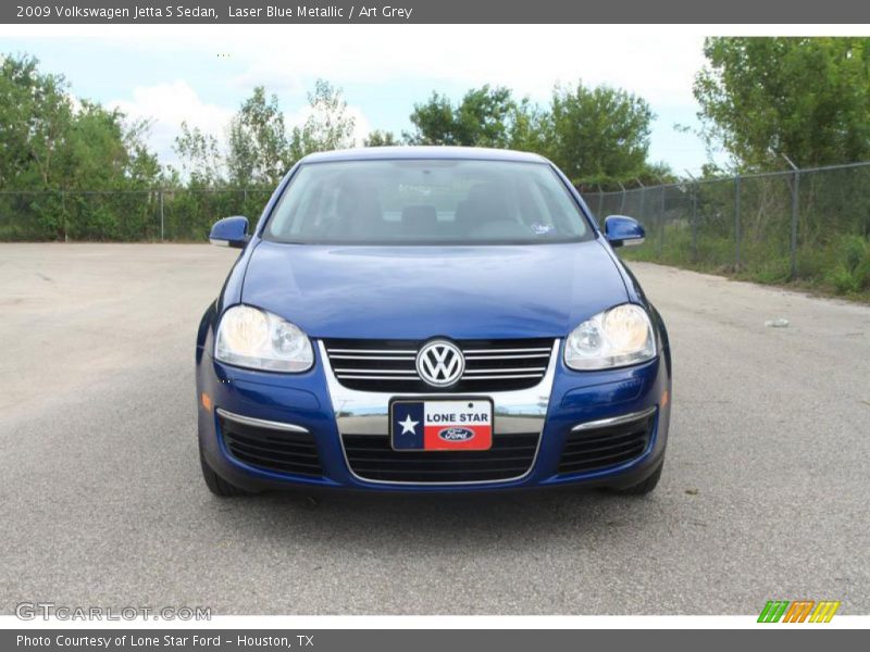 Laser Blue Metallic / Art Grey 2009 Volkswagen Jetta S Sedan