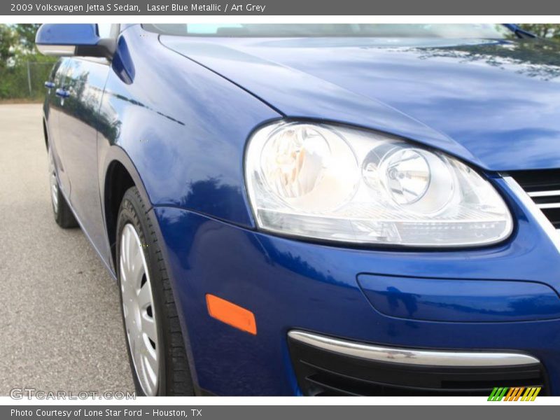 Laser Blue Metallic / Art Grey 2009 Volkswagen Jetta S Sedan