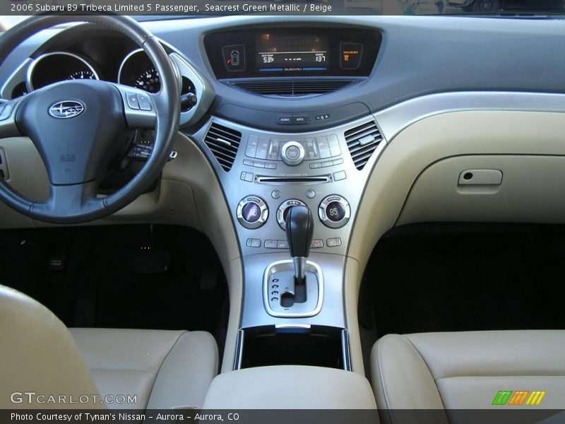 Seacrest Green Metallic / Beige 2006 Subaru B9 Tribeca Limited 5 Passenger