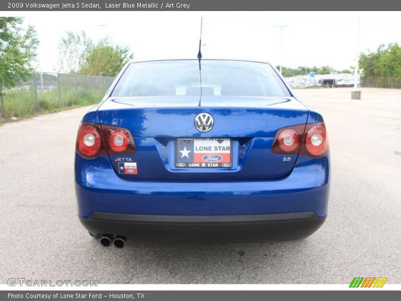 Laser Blue Metallic / Art Grey 2009 Volkswagen Jetta S Sedan