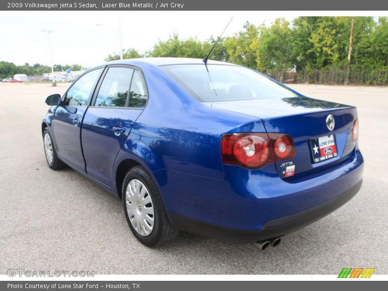 Laser Blue Metallic / Art Grey 2009 Volkswagen Jetta S Sedan