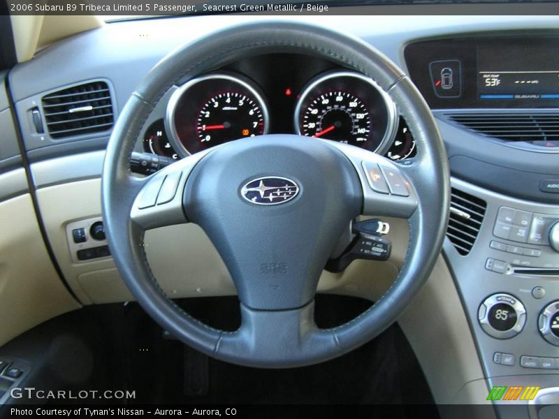 Seacrest Green Metallic / Beige 2006 Subaru B9 Tribeca Limited 5 Passenger