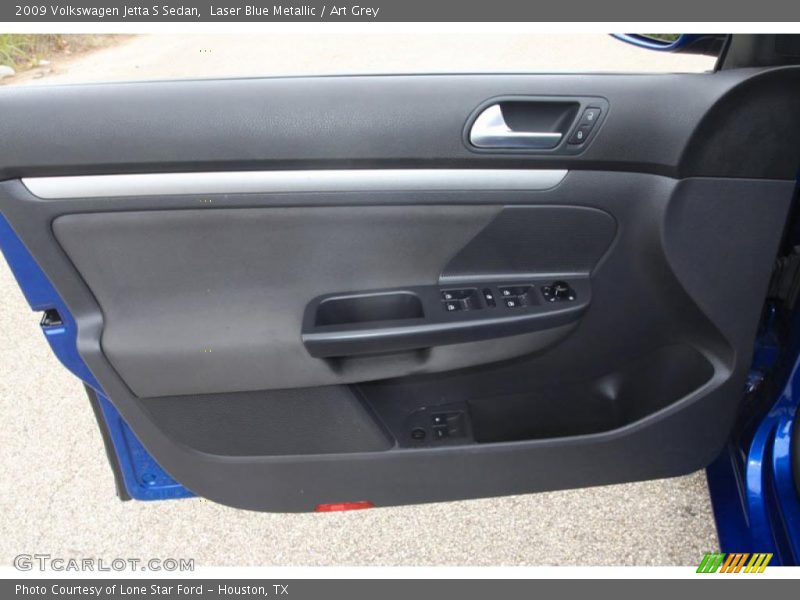 Laser Blue Metallic / Art Grey 2009 Volkswagen Jetta S Sedan