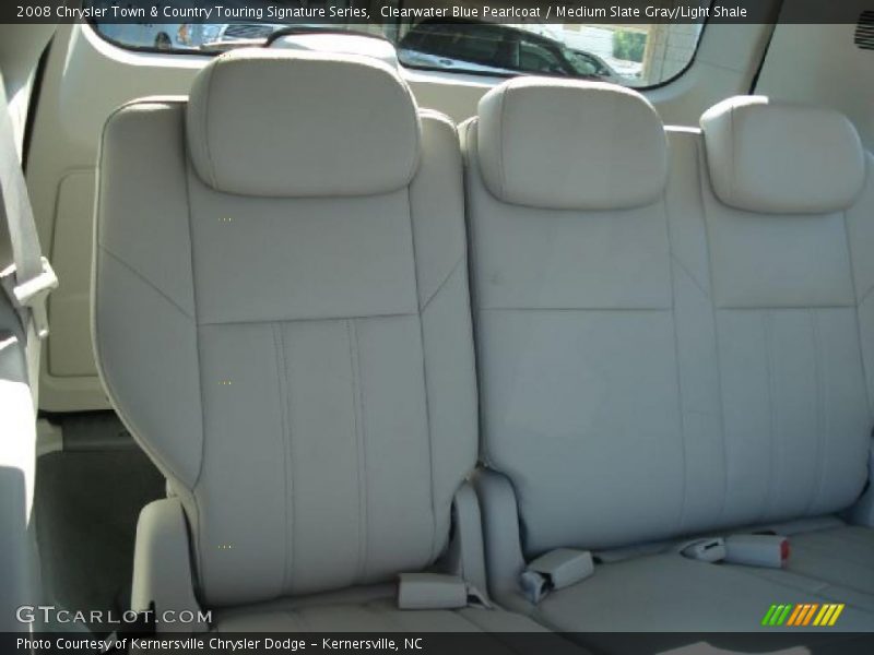 Clearwater Blue Pearlcoat / Medium Slate Gray/Light Shale 2008 Chrysler Town & Country Touring Signature Series