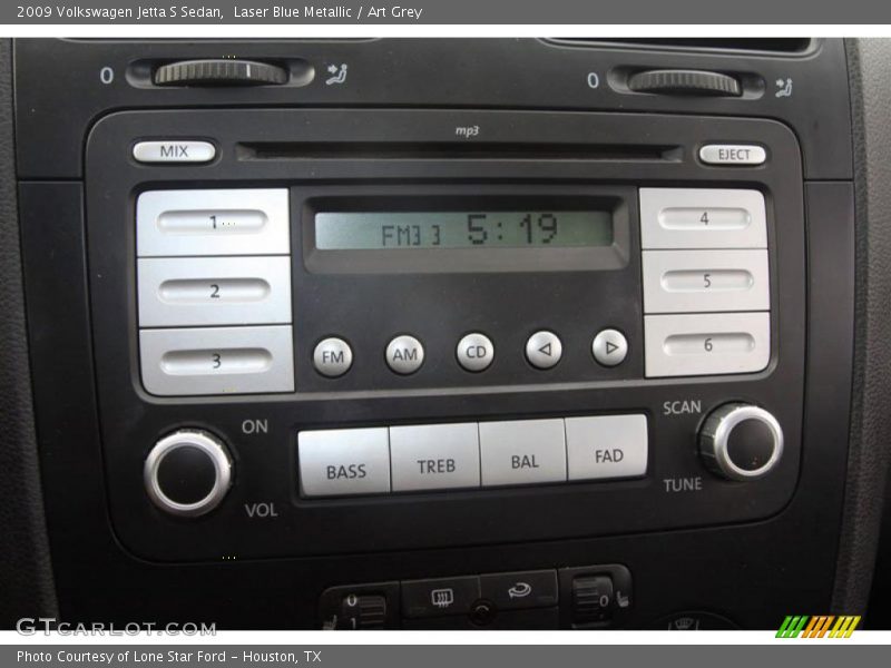 Laser Blue Metallic / Art Grey 2009 Volkswagen Jetta S Sedan
