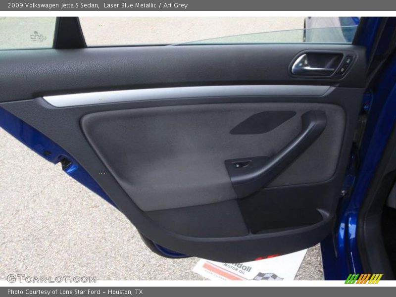 Laser Blue Metallic / Art Grey 2009 Volkswagen Jetta S Sedan