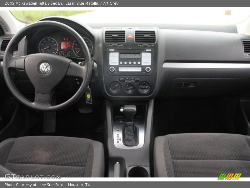 Laser Blue Metallic / Art Grey 2009 Volkswagen Jetta S Sedan