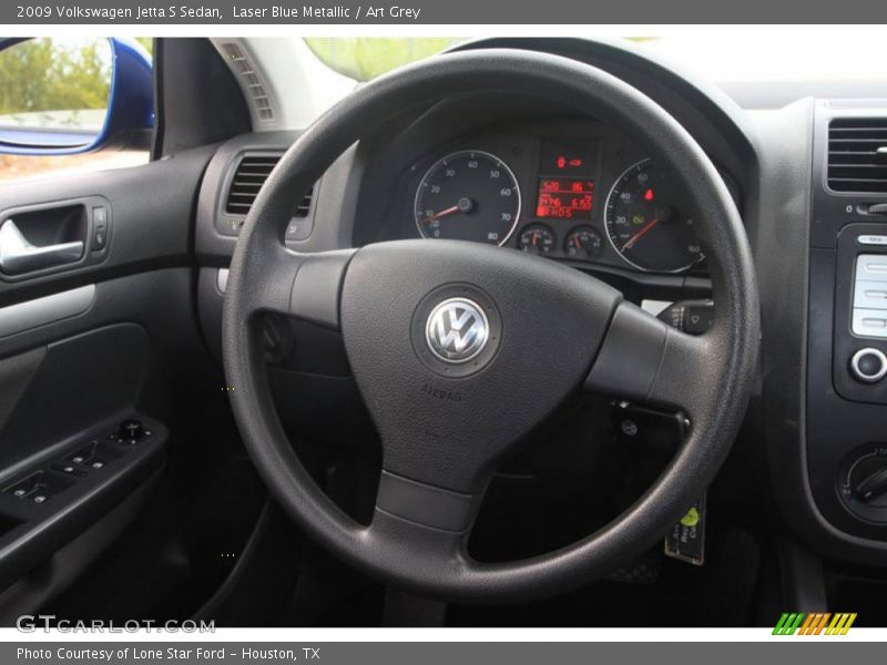 Laser Blue Metallic / Art Grey 2009 Volkswagen Jetta S Sedan