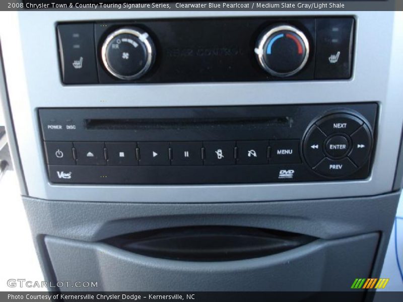 Clearwater Blue Pearlcoat / Medium Slate Gray/Light Shale 2008 Chrysler Town & Country Touring Signature Series