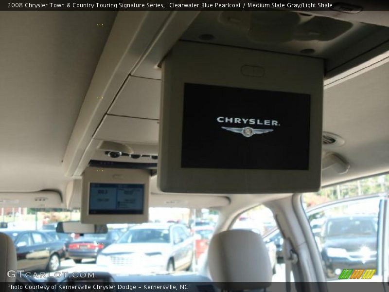 Clearwater Blue Pearlcoat / Medium Slate Gray/Light Shale 2008 Chrysler Town & Country Touring Signature Series