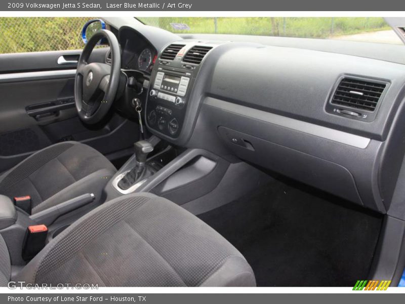 Laser Blue Metallic / Art Grey 2009 Volkswagen Jetta S Sedan