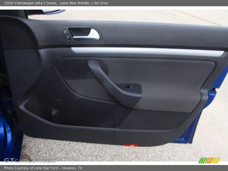 Laser Blue Metallic / Art Grey 2009 Volkswagen Jetta S Sedan