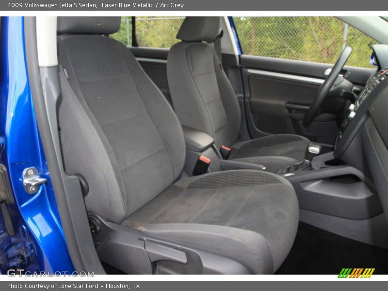Laser Blue Metallic / Art Grey 2009 Volkswagen Jetta S Sedan