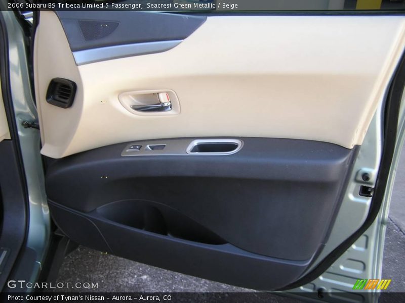 Seacrest Green Metallic / Beige 2006 Subaru B9 Tribeca Limited 5 Passenger