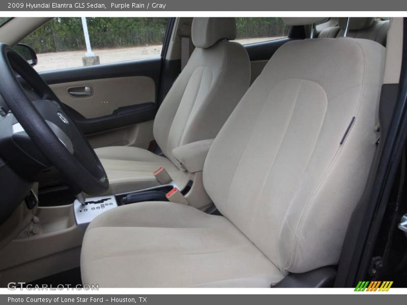 Purple Rain / Gray 2009 Hyundai Elantra GLS Sedan