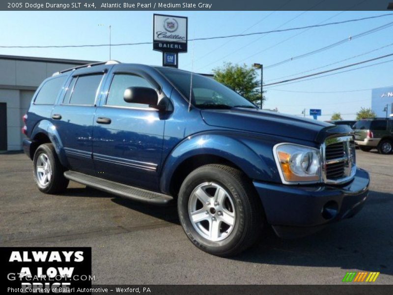 Atlantic Blue Pearl / Medium Slate Gray 2005 Dodge Durango SLT 4x4
