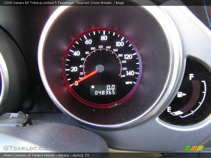 Seacrest Green Metallic / Beige 2006 Subaru B9 Tribeca Limited 5 Passenger