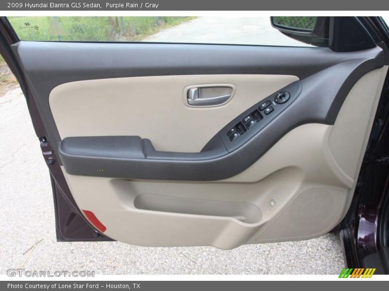 Purple Rain / Gray 2009 Hyundai Elantra GLS Sedan