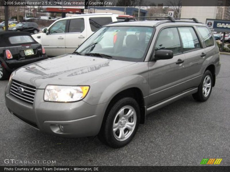 Steel Gray Metallic / Graphite Gray 2006 Subaru Forester 2.5 X