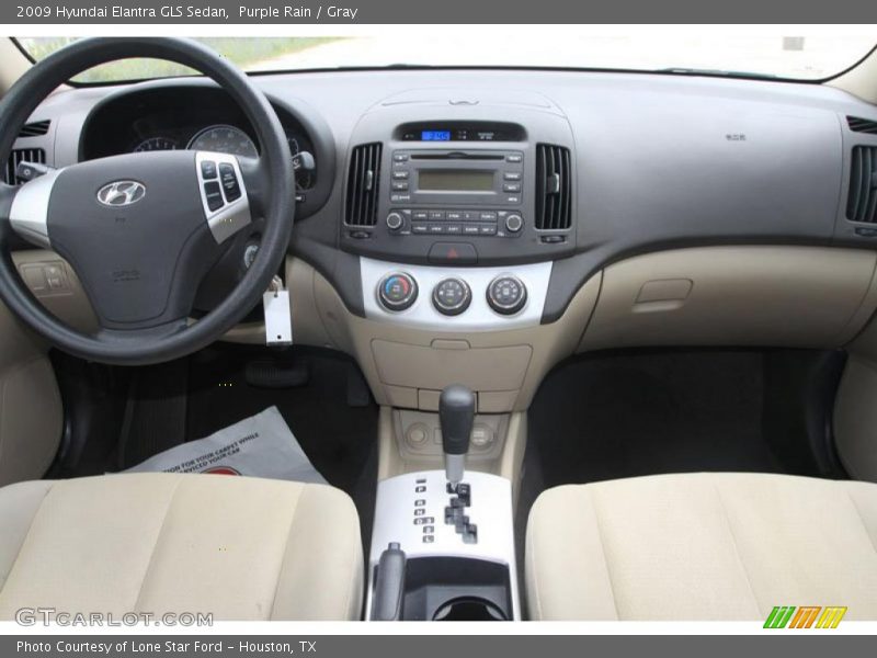 Purple Rain / Gray 2009 Hyundai Elantra GLS Sedan