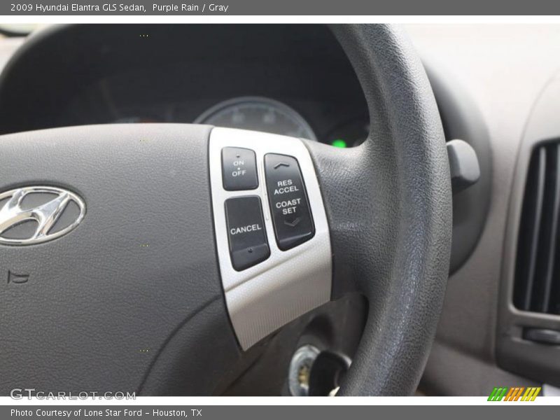 Purple Rain / Gray 2009 Hyundai Elantra GLS Sedan