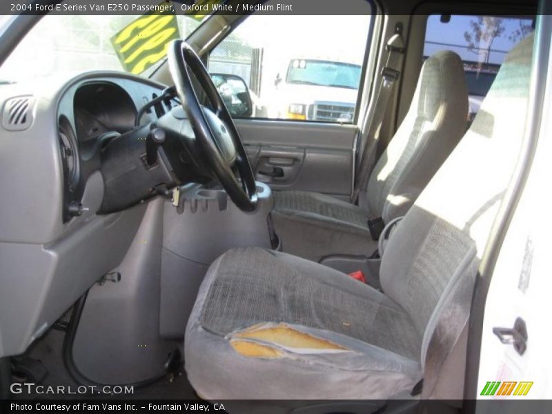 Oxford White / Medium Flint 2004 Ford E Series Van E250 Passenger