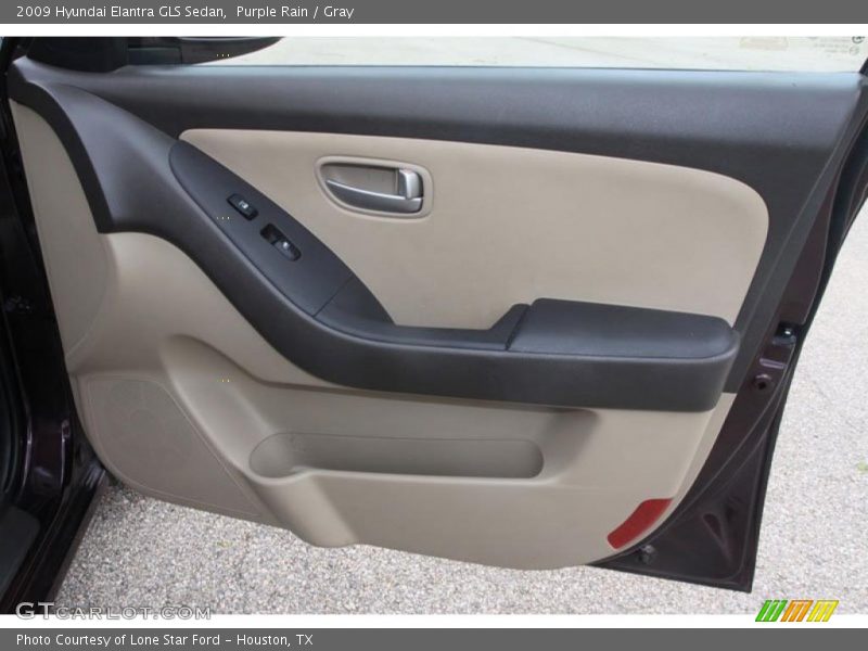 Purple Rain / Gray 2009 Hyundai Elantra GLS Sedan