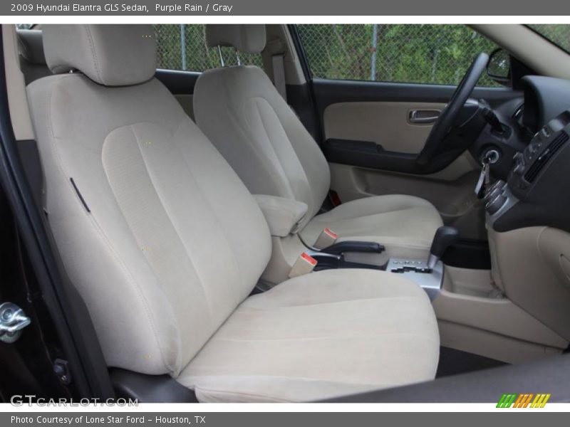 Purple Rain / Gray 2009 Hyundai Elantra GLS Sedan