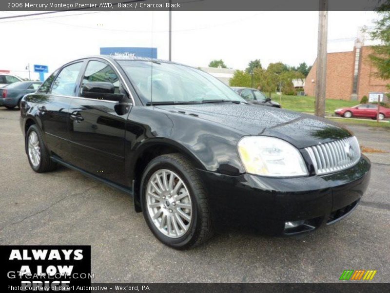 Black / Charcoal Black 2006 Mercury Montego Premier AWD