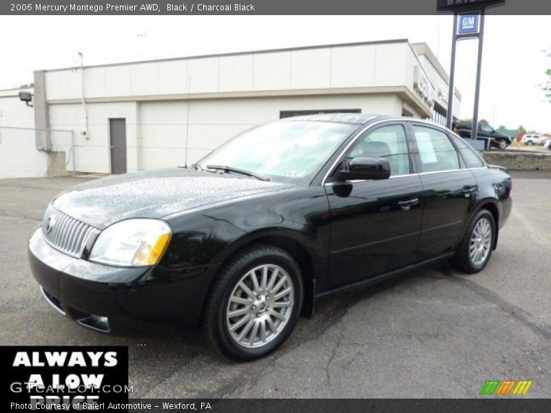 Black / Charcoal Black 2006 Mercury Montego Premier AWD