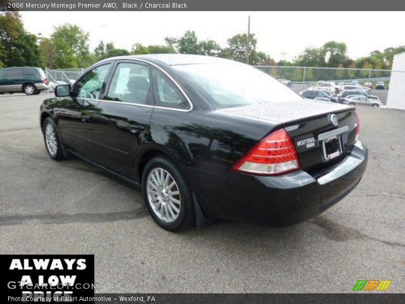 Black / Charcoal Black 2006 Mercury Montego Premier AWD