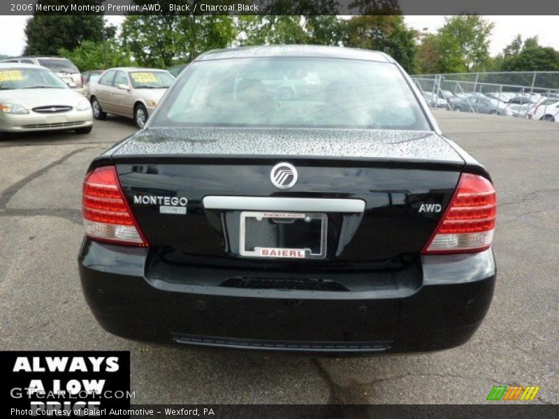 Black / Charcoal Black 2006 Mercury Montego Premier AWD