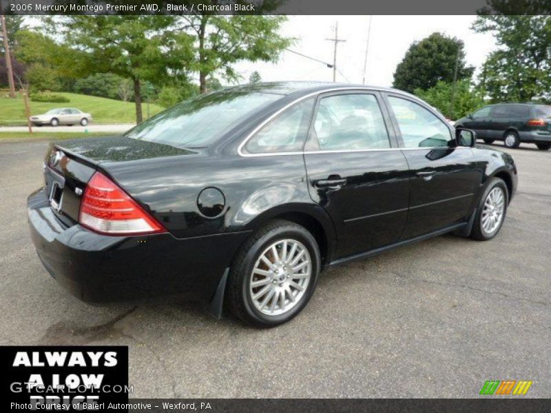 Black / Charcoal Black 2006 Mercury Montego Premier AWD