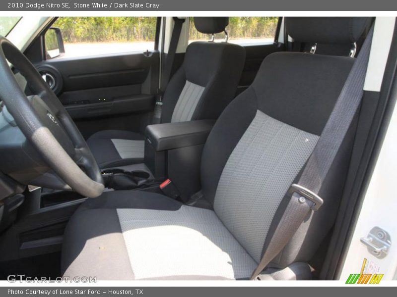 Stone White / Dark Slate Gray 2010 Dodge Nitro SE