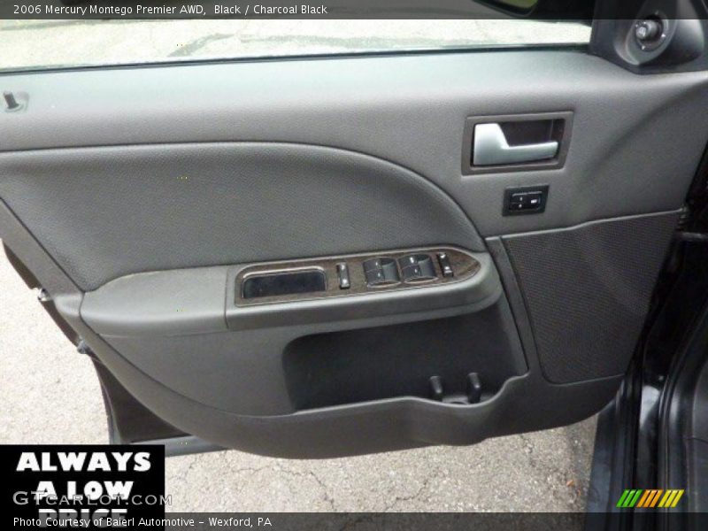 Black / Charcoal Black 2006 Mercury Montego Premier AWD