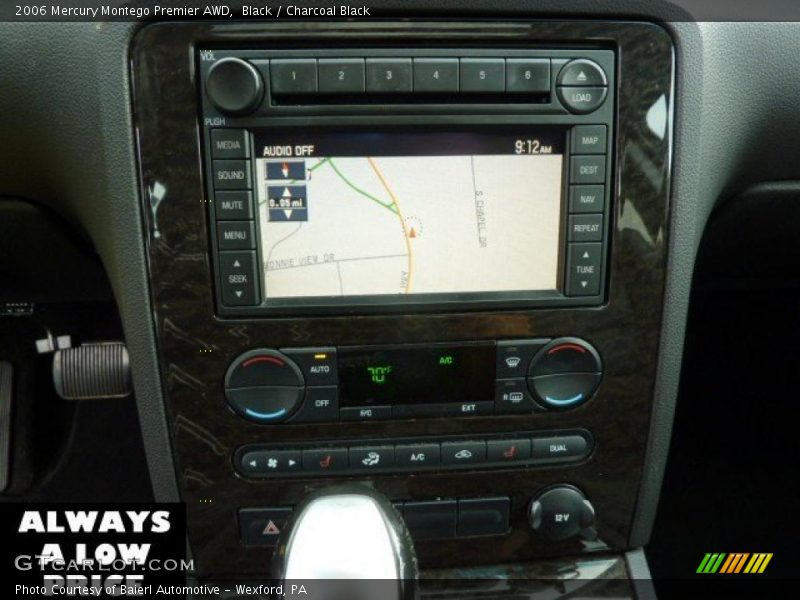 Black / Charcoal Black 2006 Mercury Montego Premier AWD