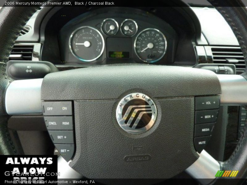 Black / Charcoal Black 2006 Mercury Montego Premier AWD