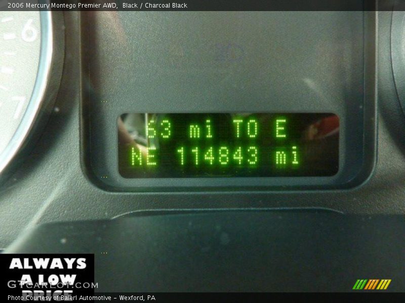 Black / Charcoal Black 2006 Mercury Montego Premier AWD