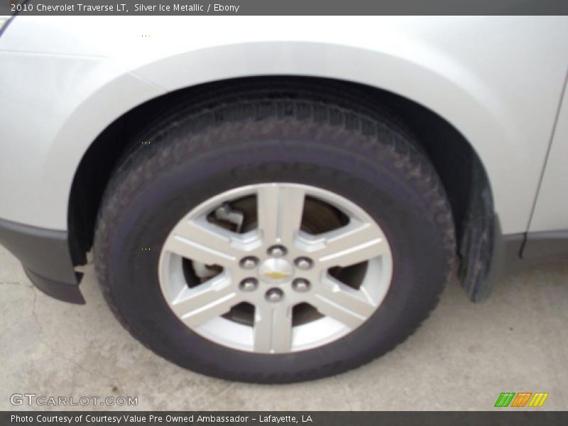 Silver Ice Metallic / Ebony 2010 Chevrolet Traverse LT