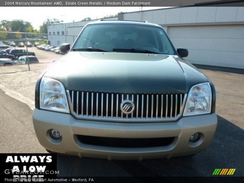 Estate Green Metallic / Medium Dark Parchment 2004 Mercury Mountaineer AWD