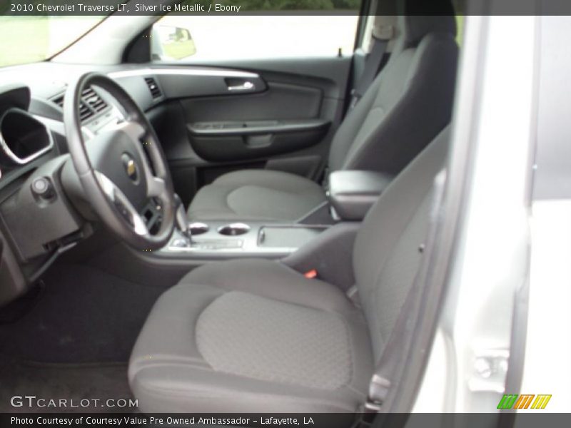 Silver Ice Metallic / Ebony 2010 Chevrolet Traverse LT